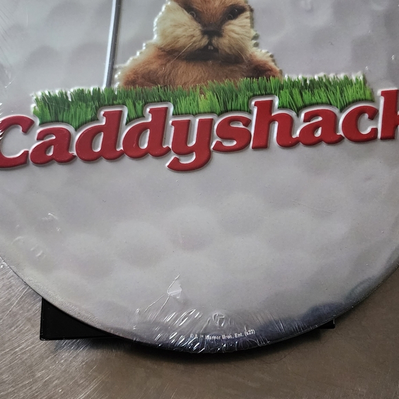 CaddyShack - Round Tin Metal Sign (Man Cave, Shop, Garage) Bushwood Club Gopher - Picture 3 of 5